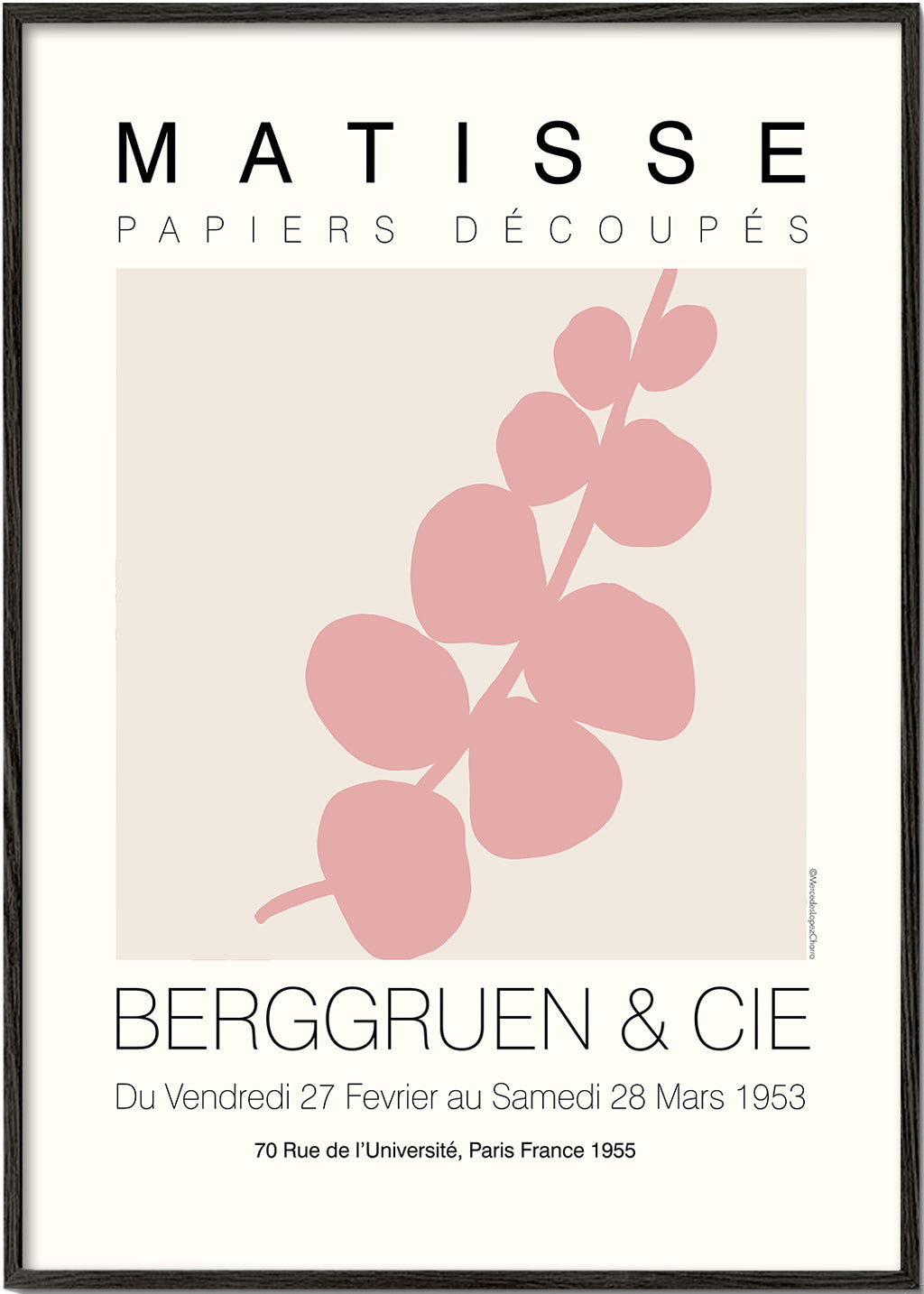 Matisse Single Leaf Pink