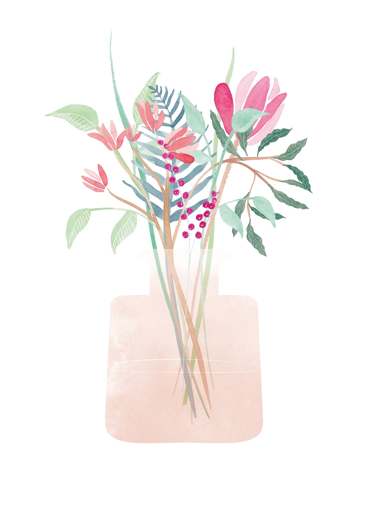 Flower bouquet No.1 - Unframed art print
