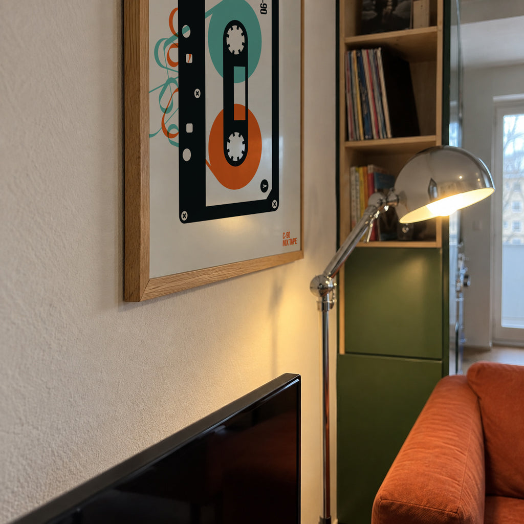 Mixtape - Framed poster detail