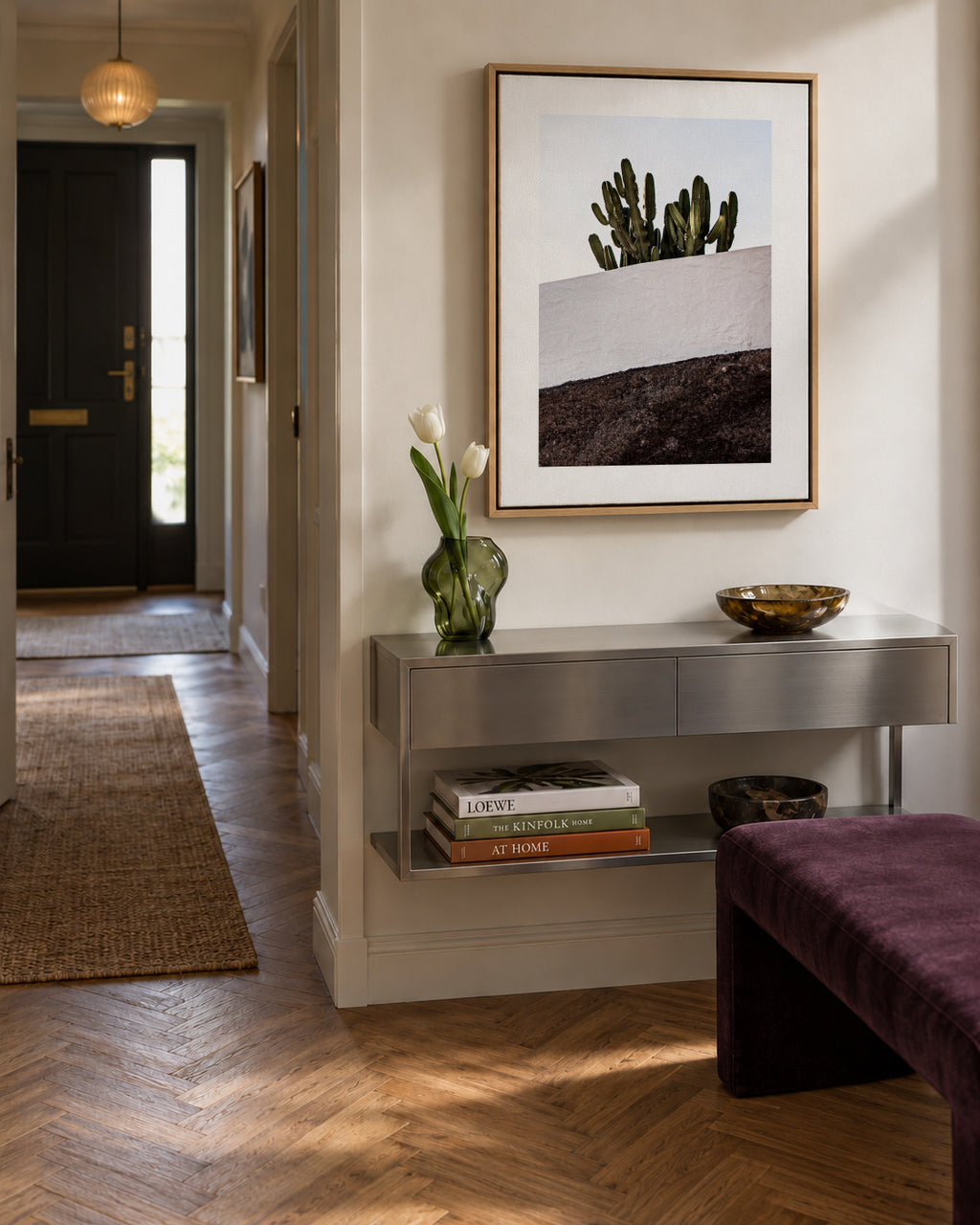 Lanzarote II - Framed canvas in an interior