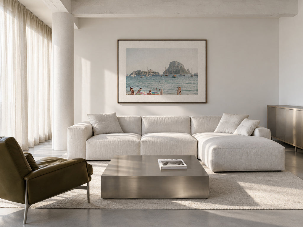 Ibiza XVII - Framed canvas in an interior