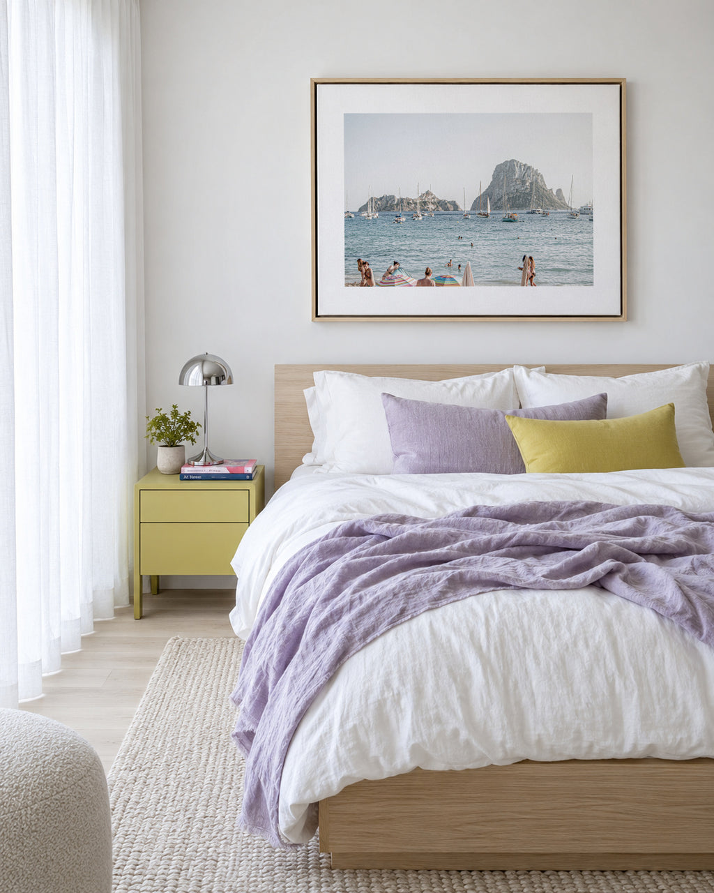 Ibiza XVII - Framed canvas in an interior