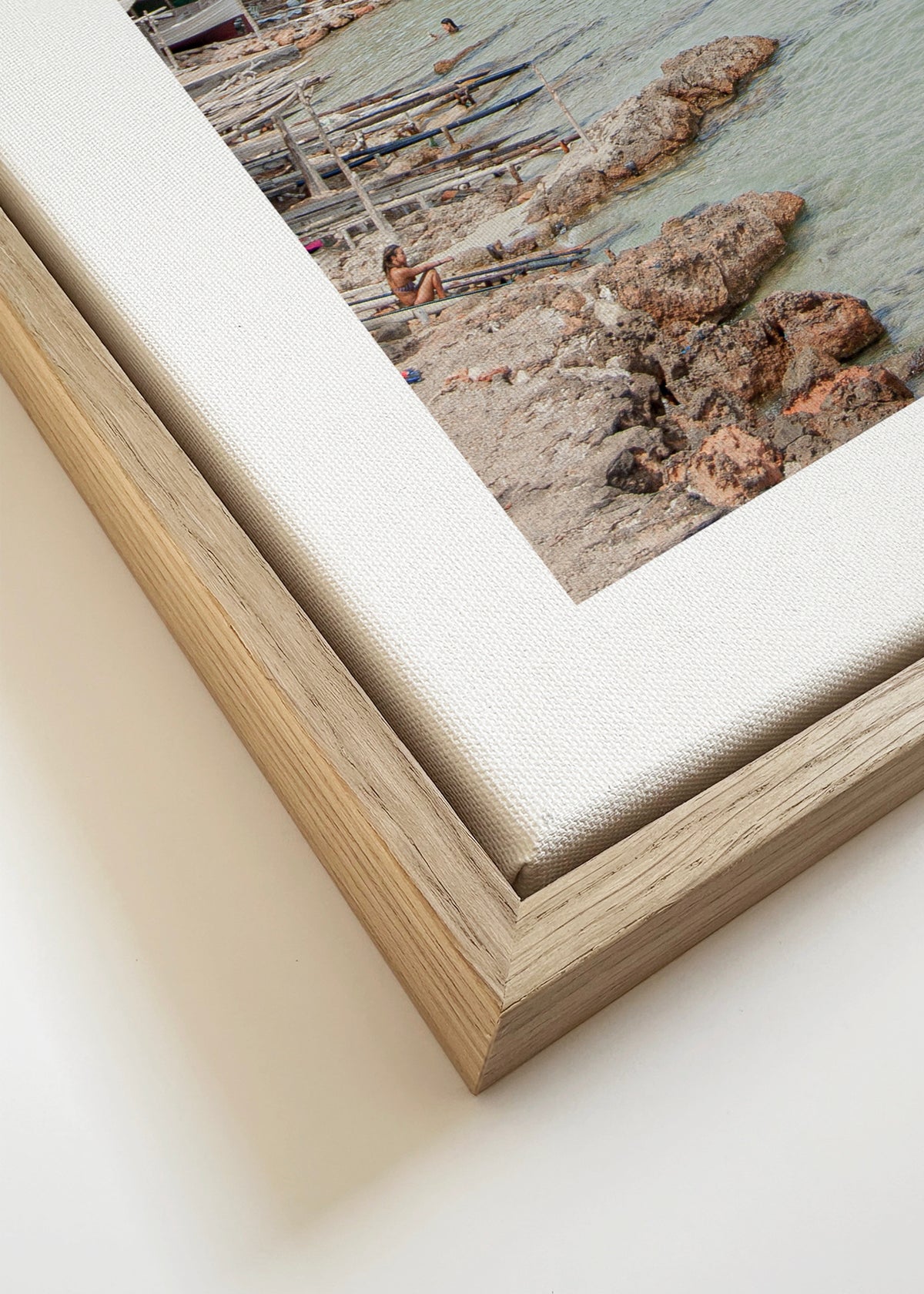 Formentera XXIV - Framed canvas detail