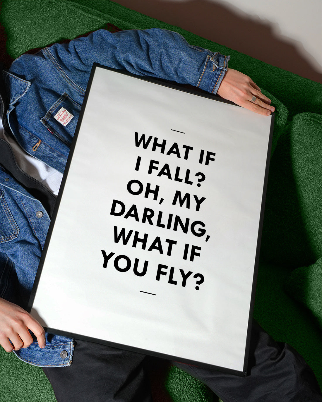 What If - Framed poster detail