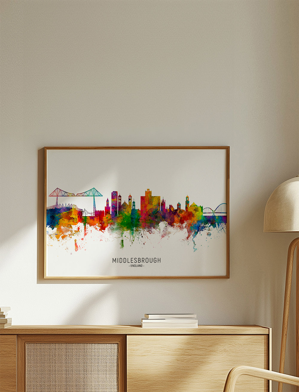 Middlesbrough Skyline multicolor