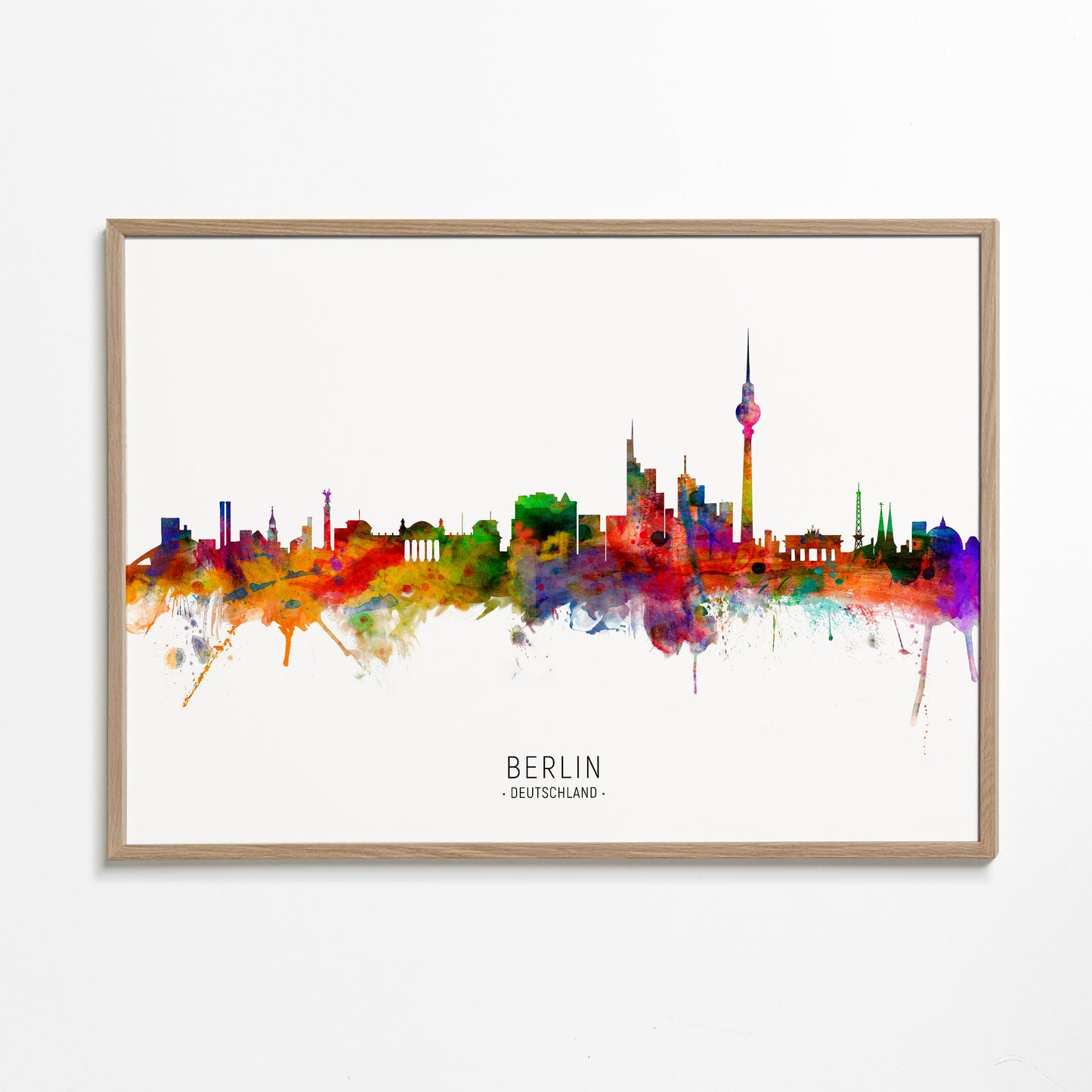 Berlin Skyline multicolor