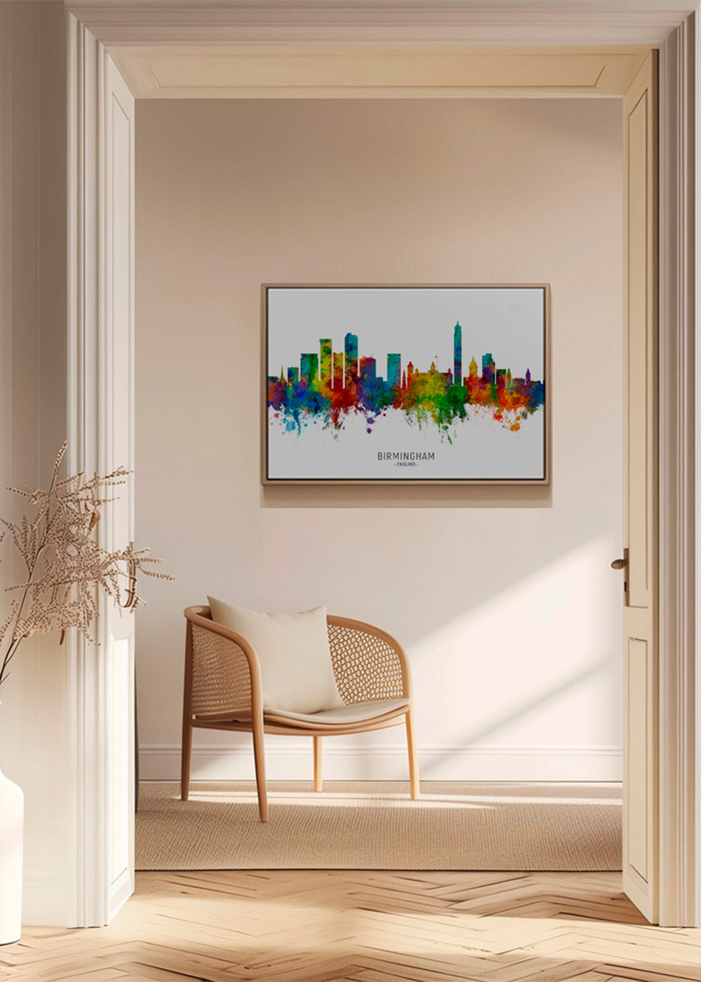 Birmingham Skyline multicolor