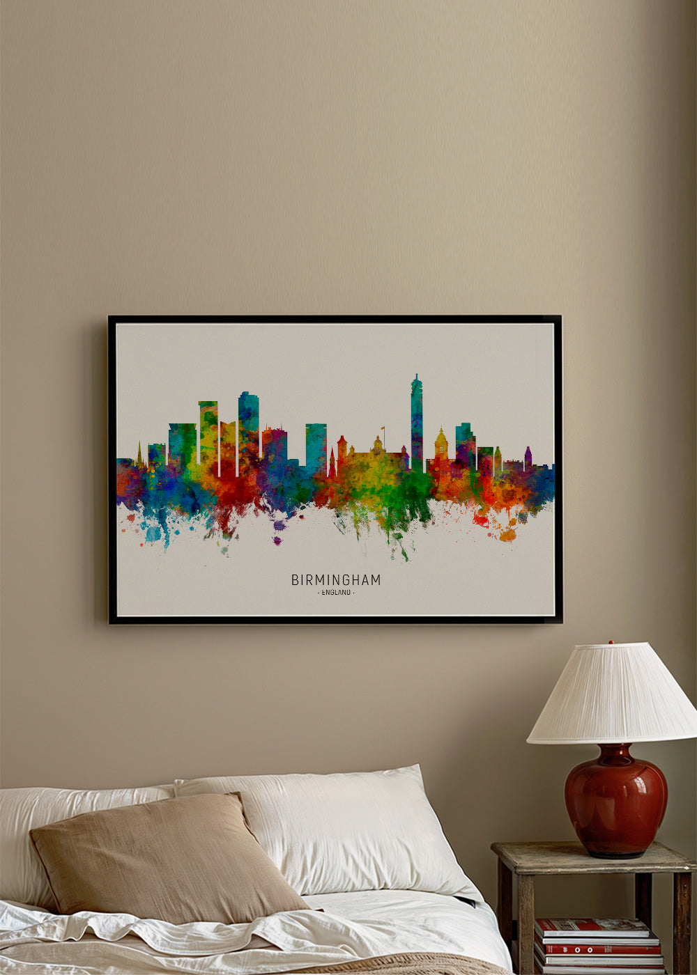Birmingham Skyline multicolor
