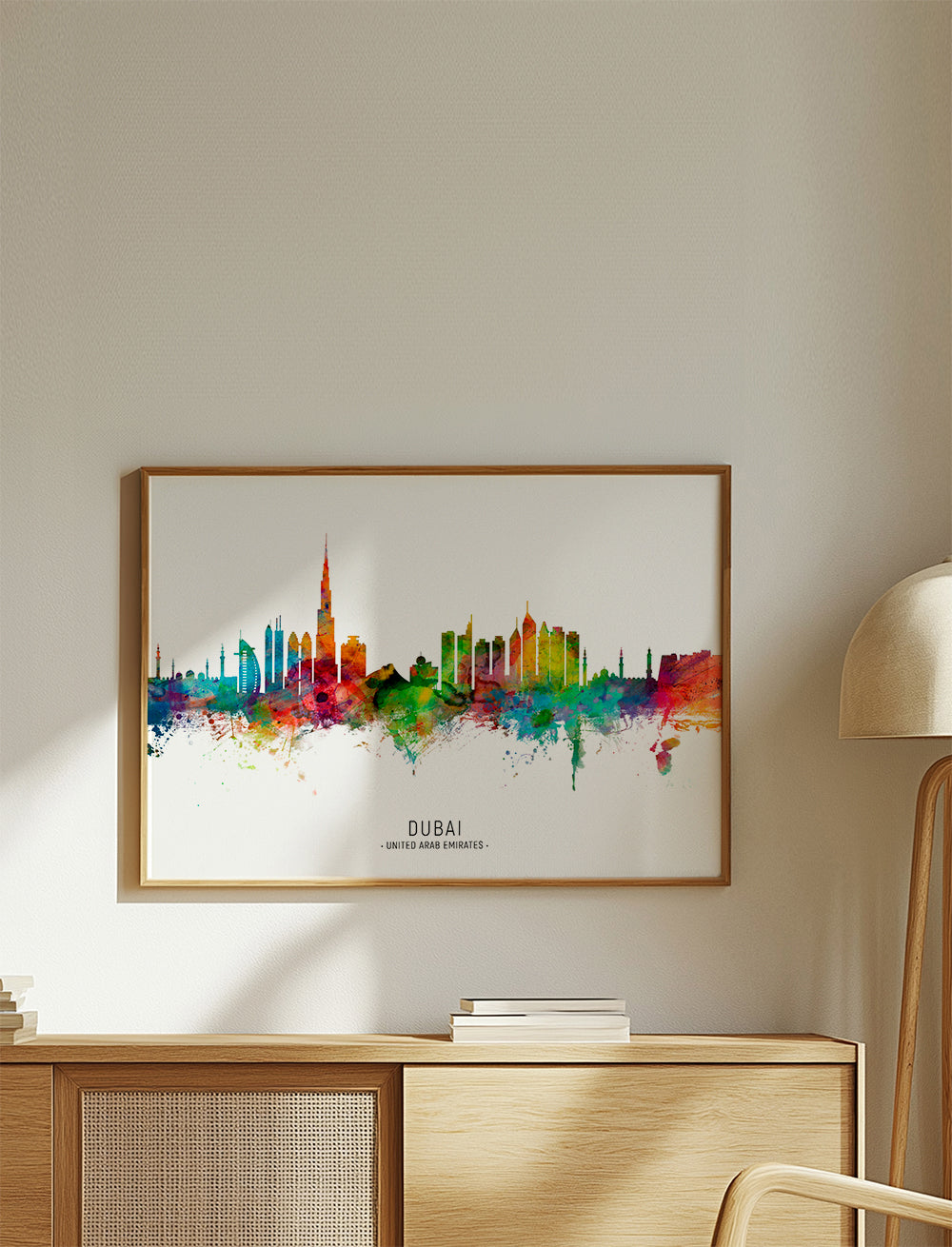 Dubai Skyline multicolor