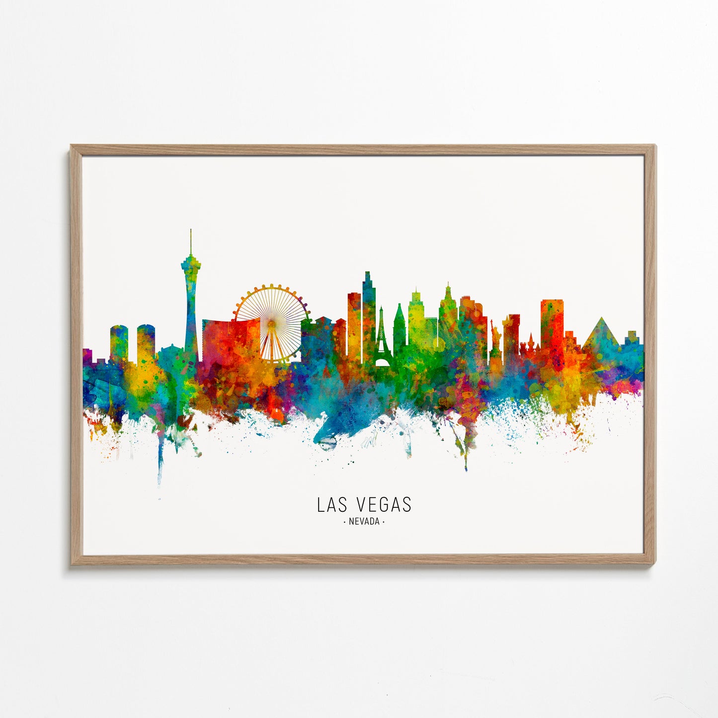 Las Vegas Skyline multicolor