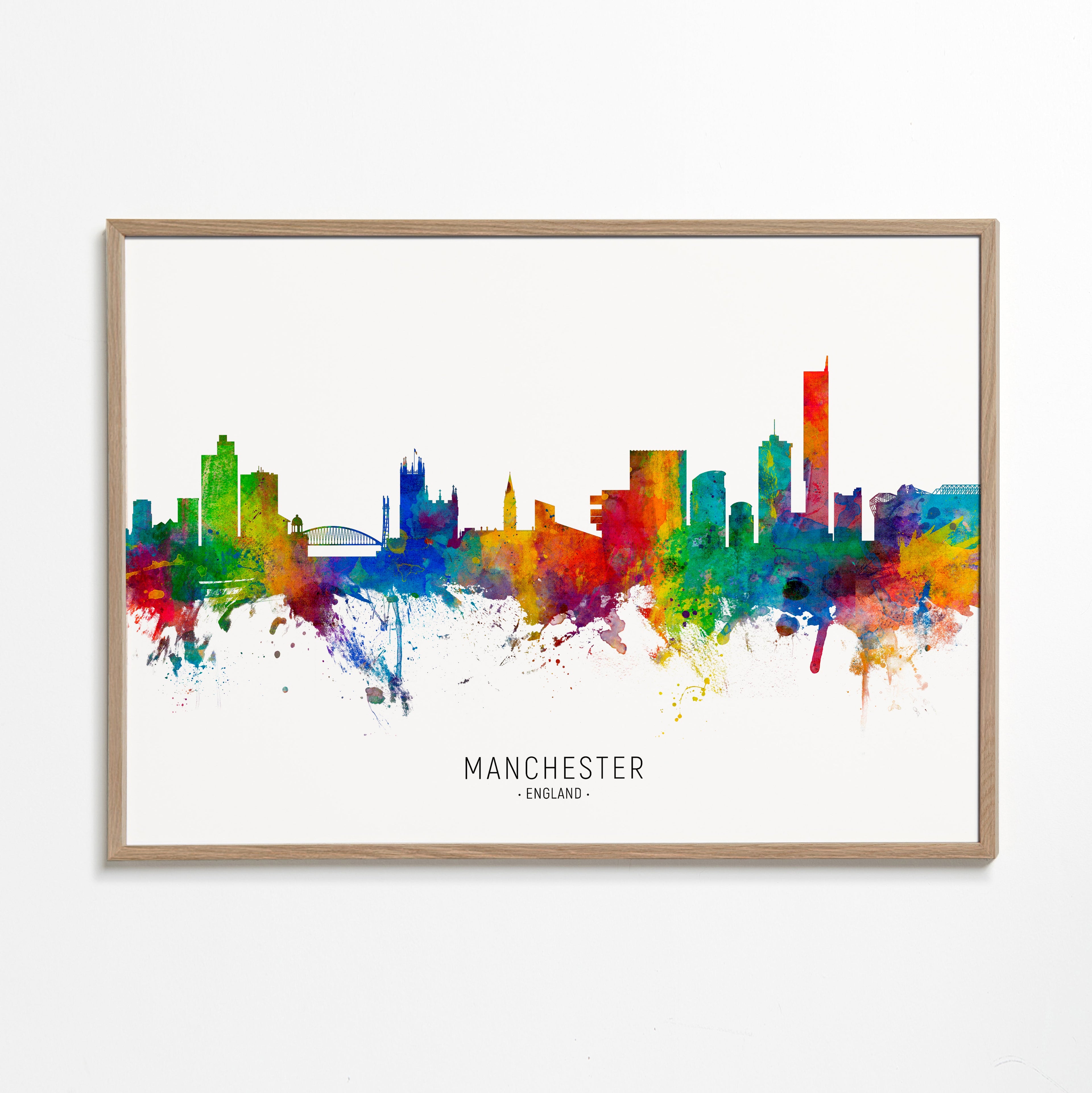 Manchester Skyline multicolor