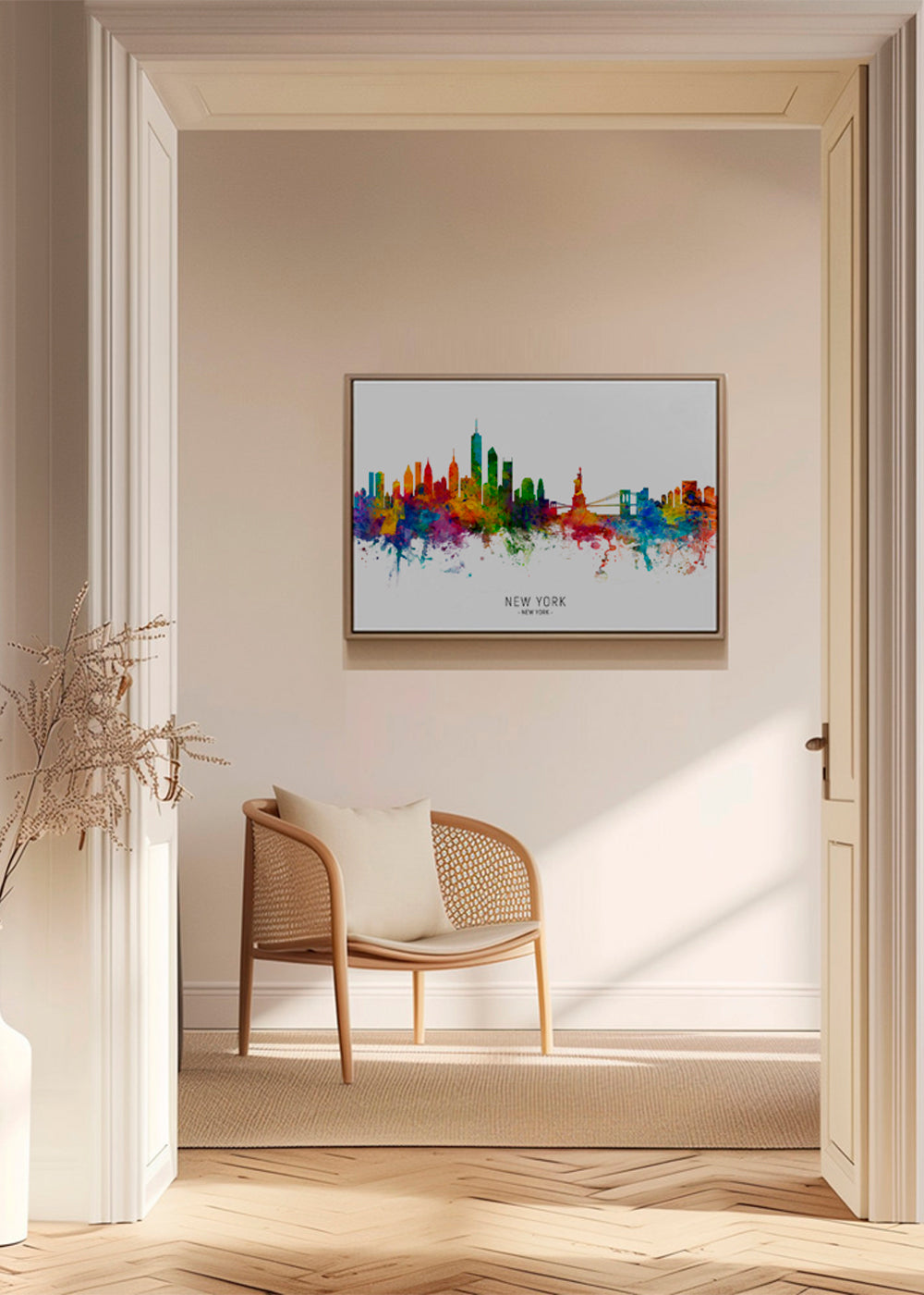 New York Skyline multicolor