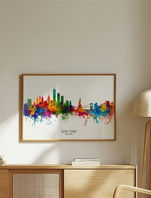 New York Skyline multicolor