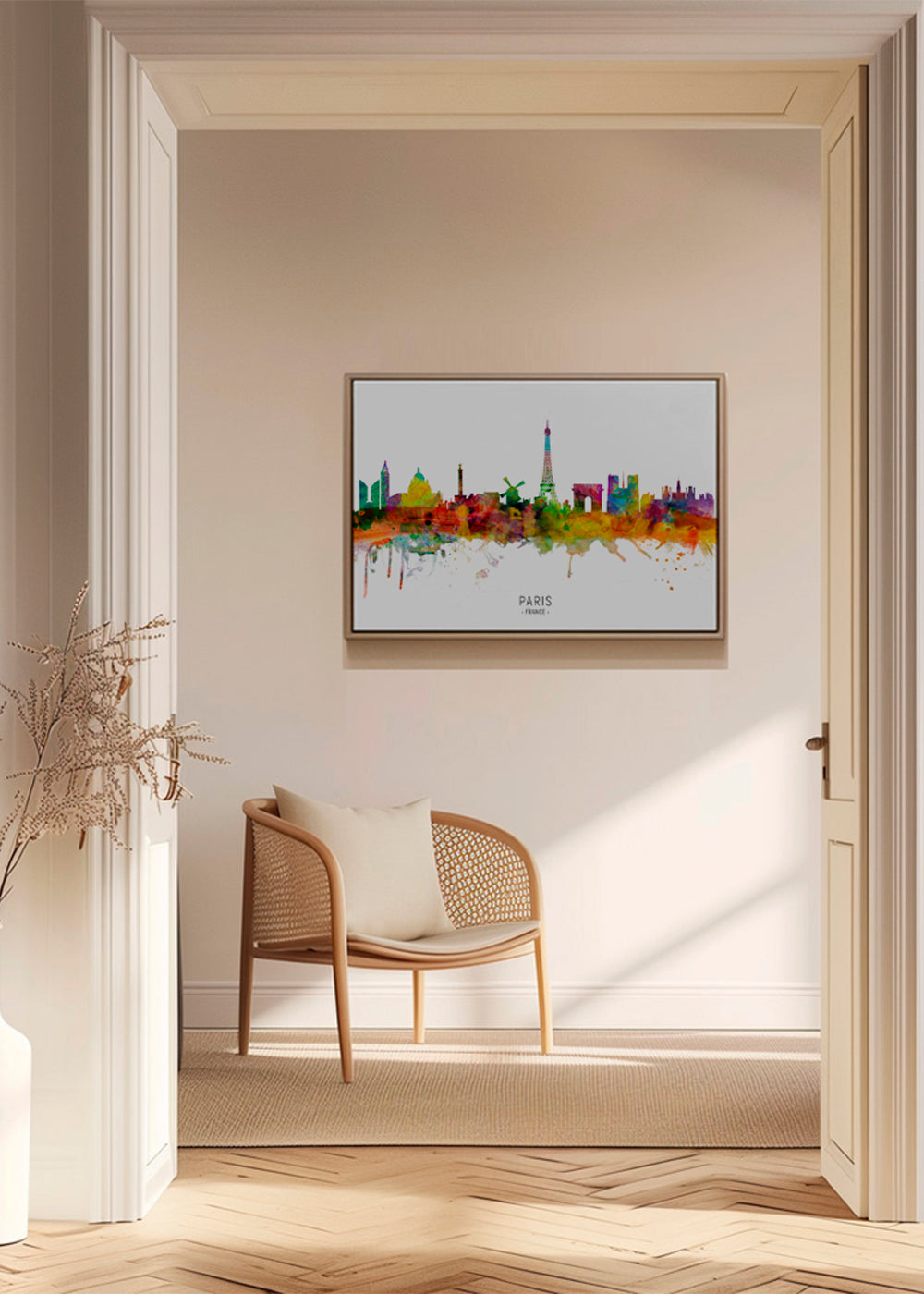Paris Skyline multicolor