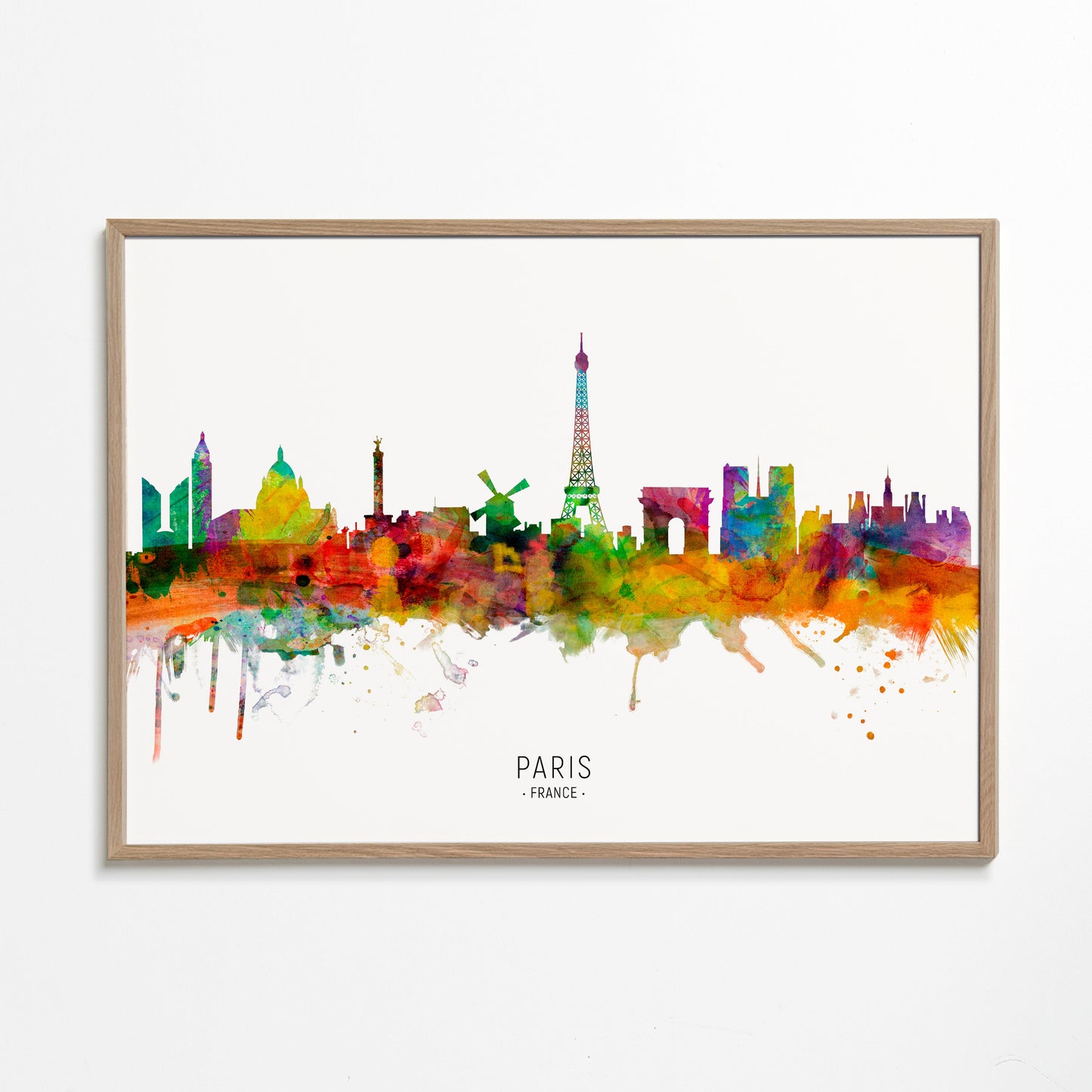 Paris Skyline multicolor