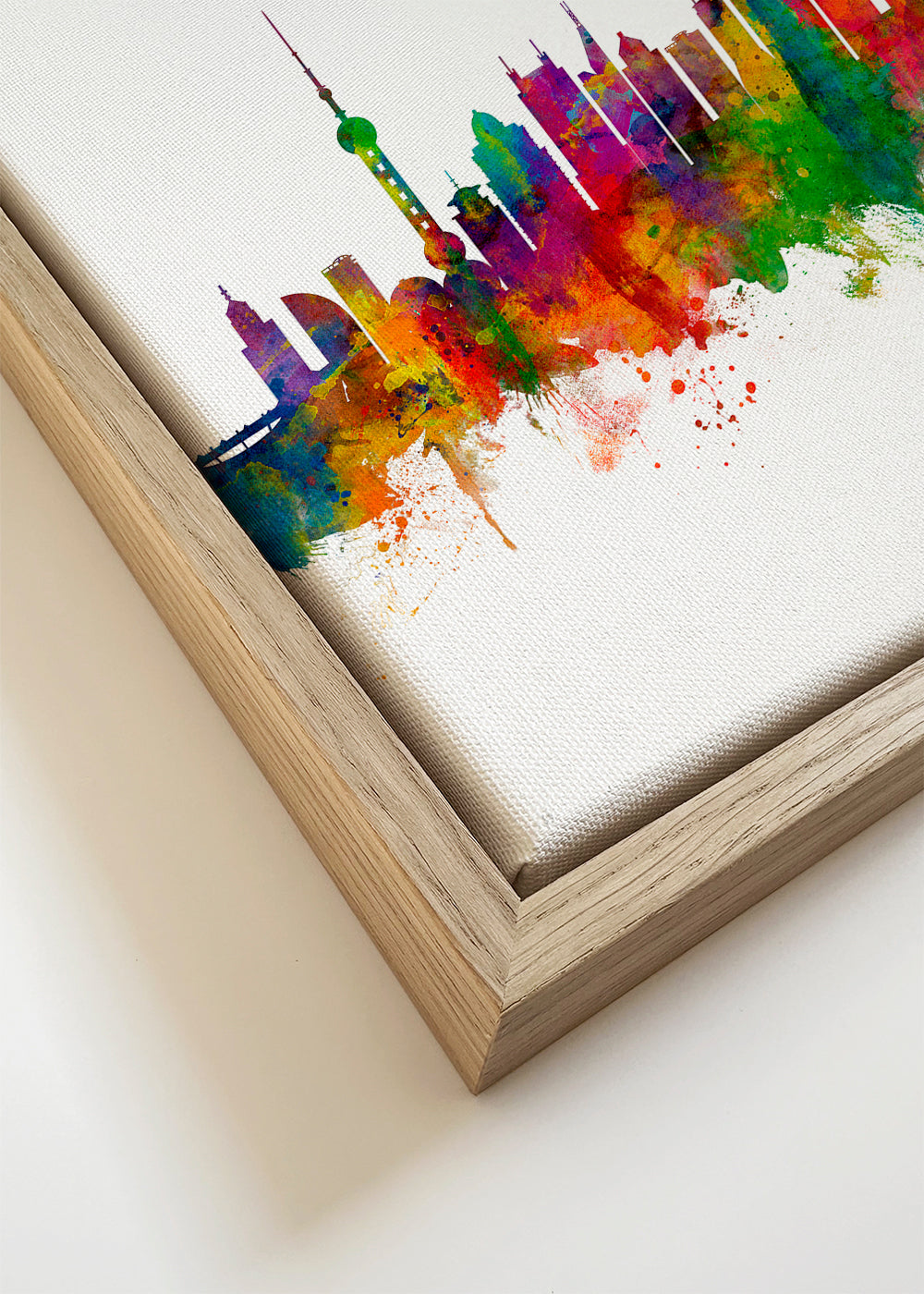 Shanghai Skyline multicolor