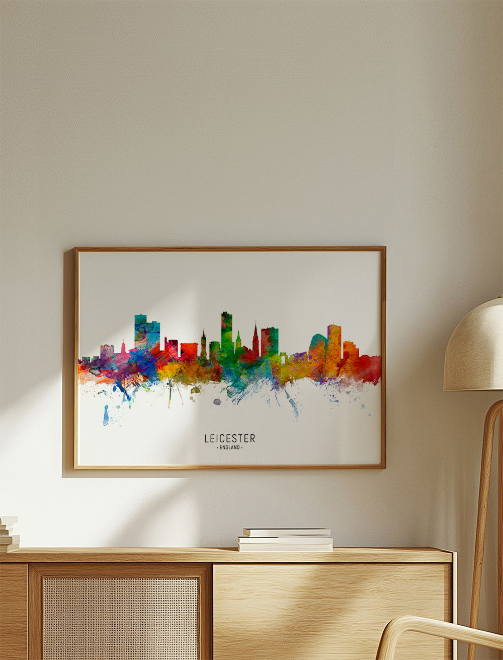 Leicester Skyline multicolor