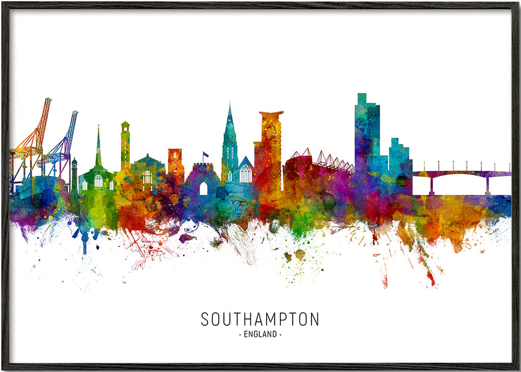 Southampton Skyline multicolor