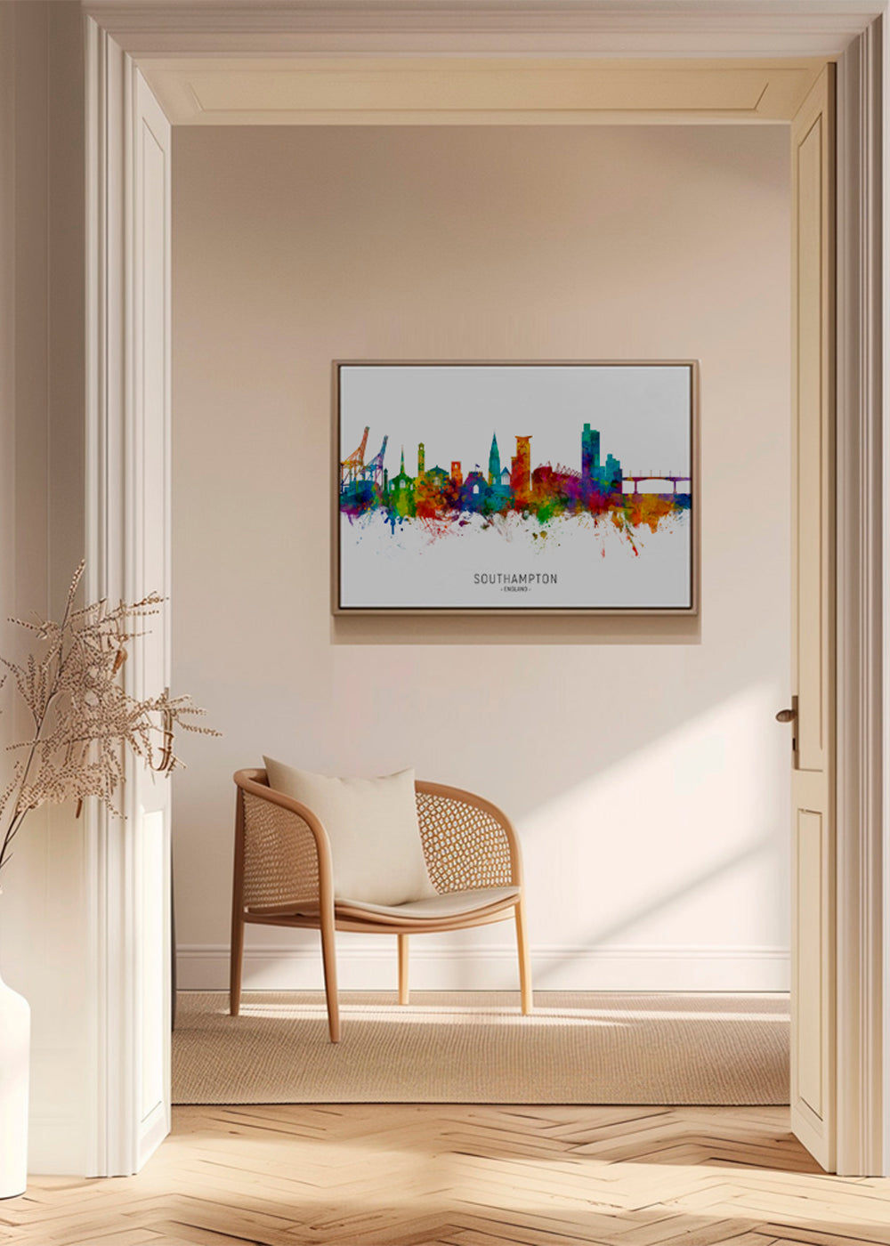 Southampton Skyline multicolor