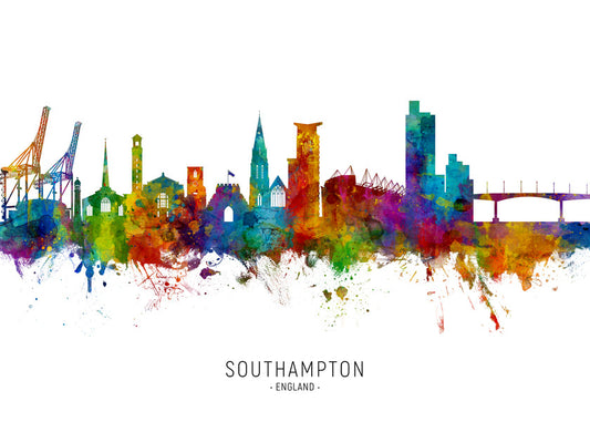 Southampton Skyline multicolor