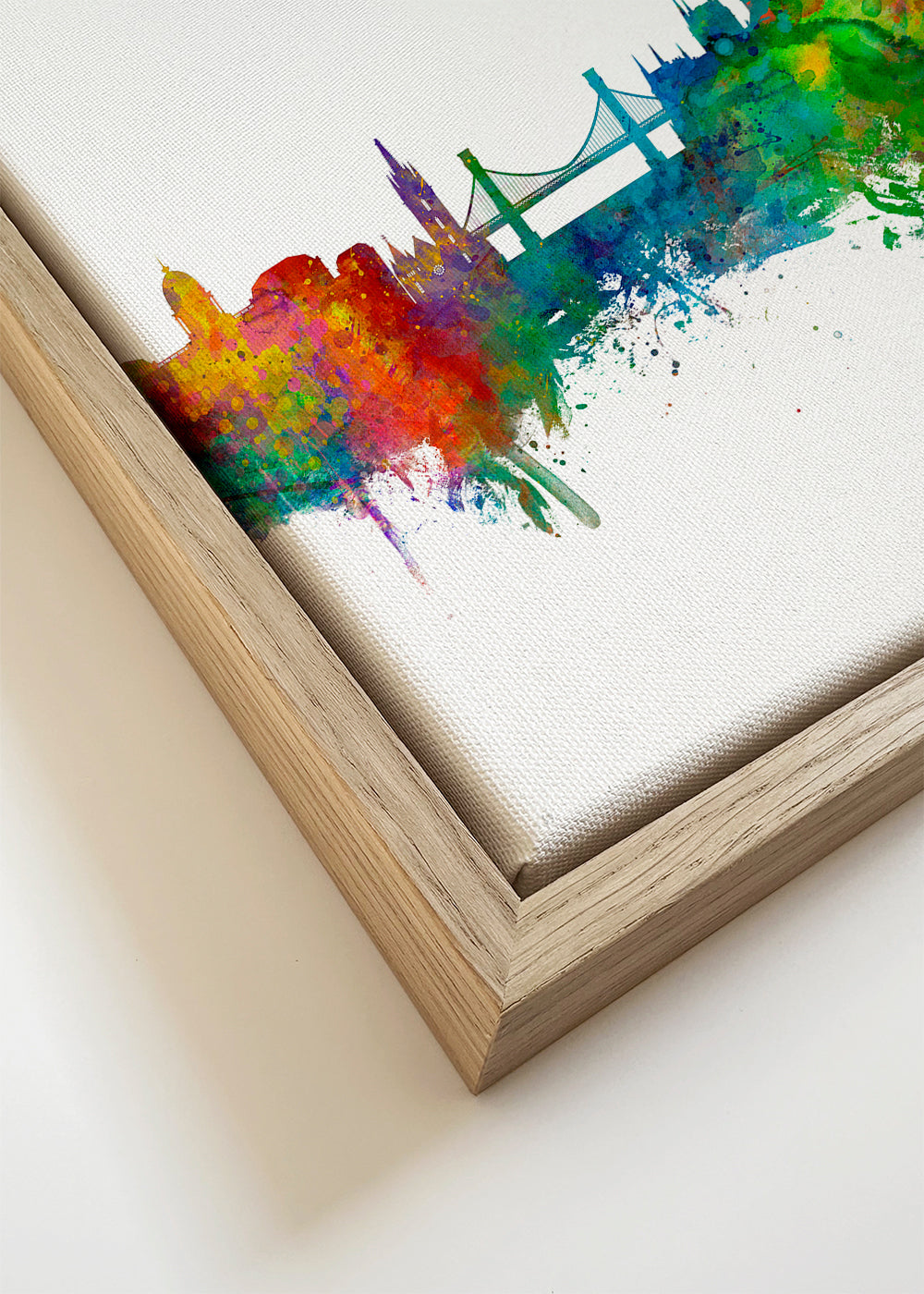 Budapest Skyline multicolor