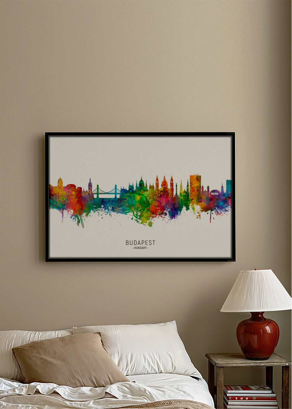 Budapest Skyline multicolor