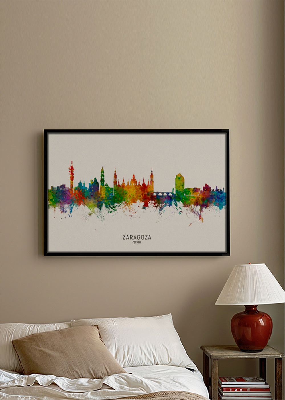 Zaragoza Skyline multicolor
