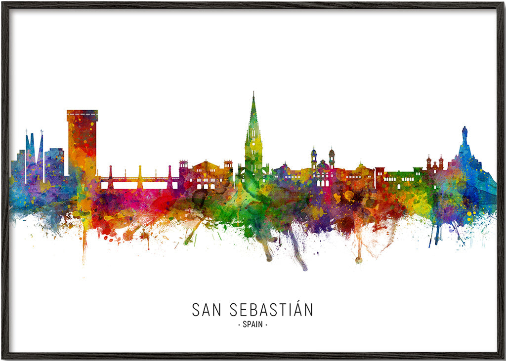 San Sebastián Skyline multicolor