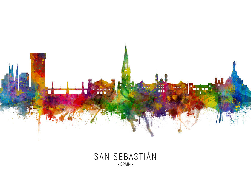 San Sebastián Skyline multicolor