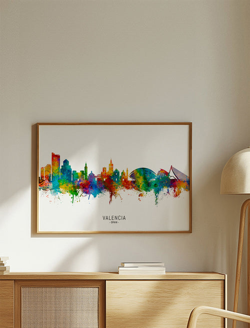 Valencia Skyline multicolor