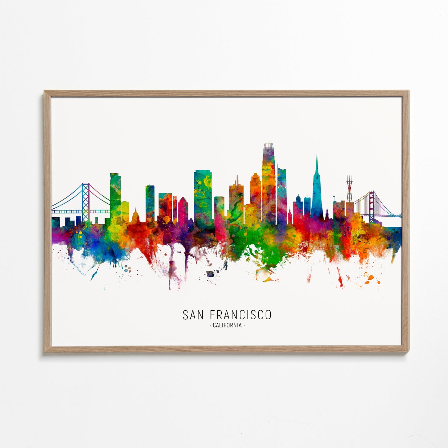 San Francisco Skyline multicolor