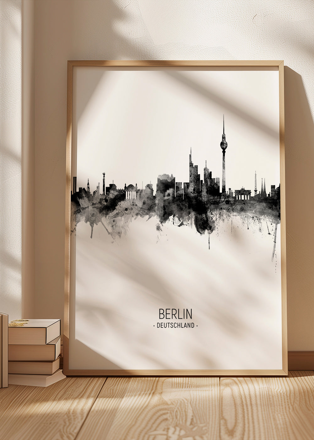 Berlin Skyline en blanco y negro