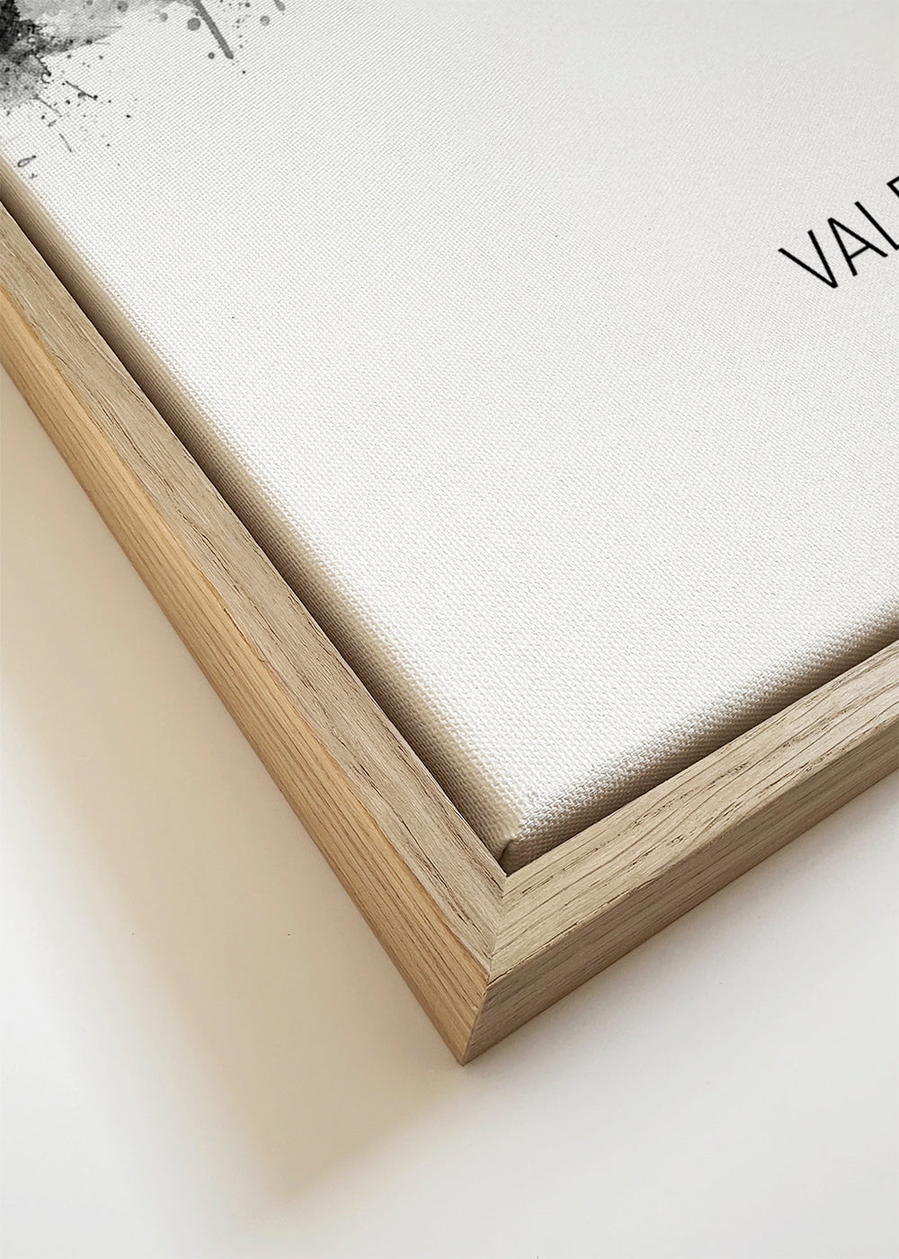 Valencia Skyline en blanco y negro