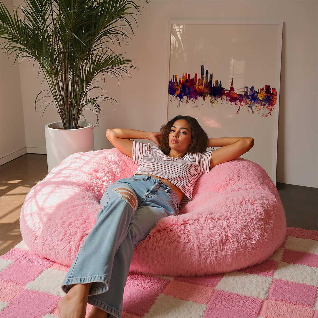 New York Skyline en beige