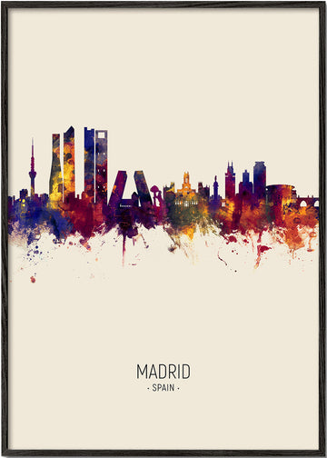 Madrid Skyline en beige