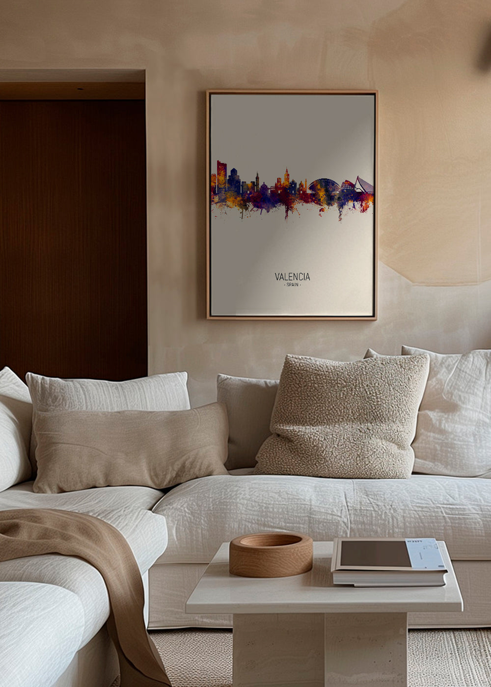 Valencia Skyline en beige