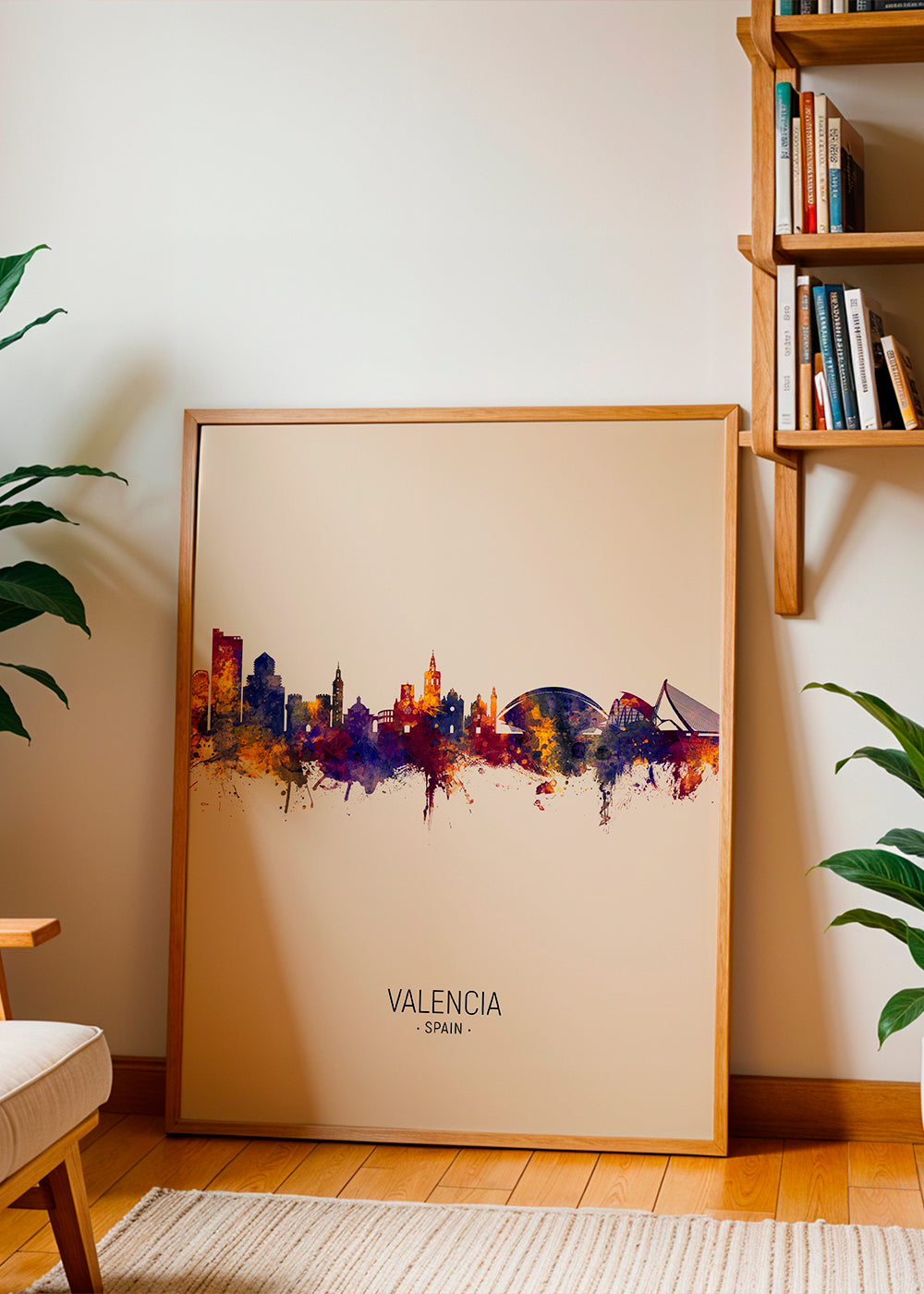 Valencia Skyline en beige