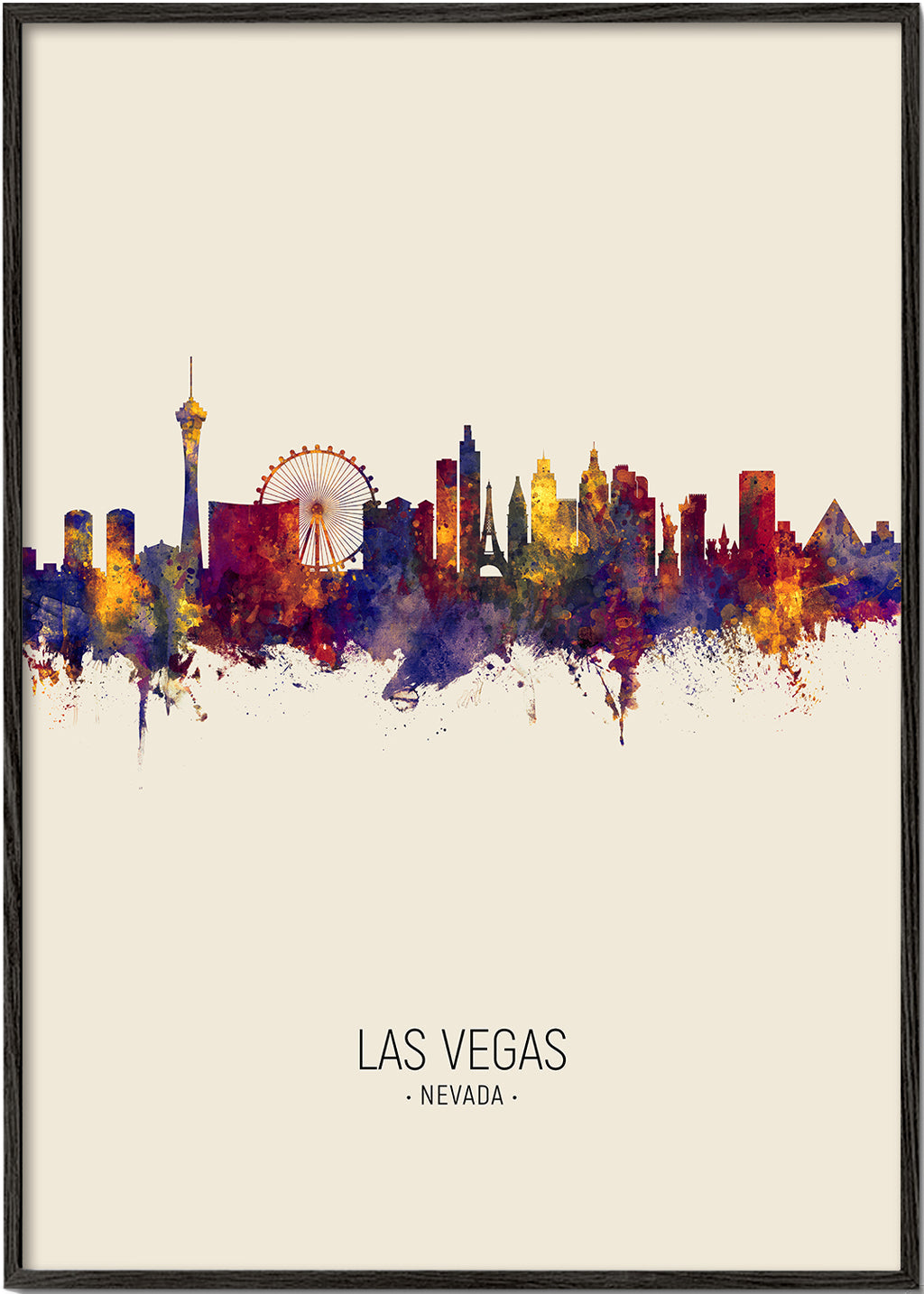 Las Vegas Skyline en beige