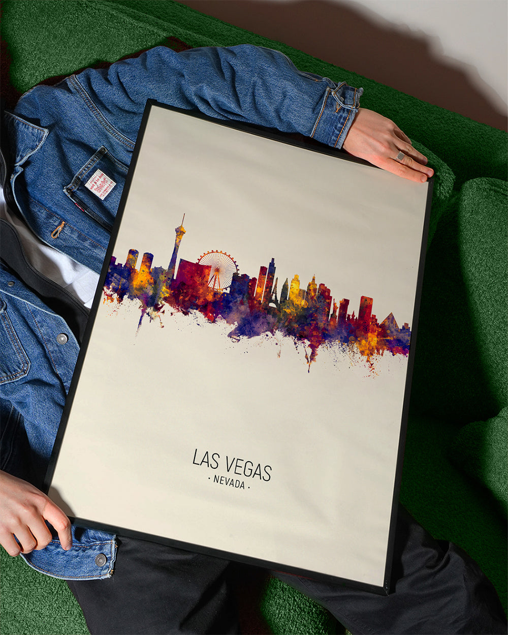 Las Vegas Skyline en beige