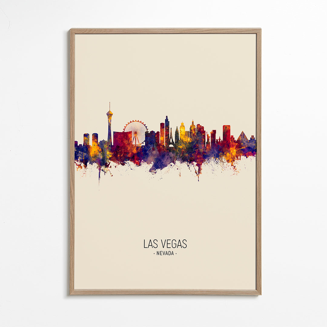 Las Vegas Skyline en beige