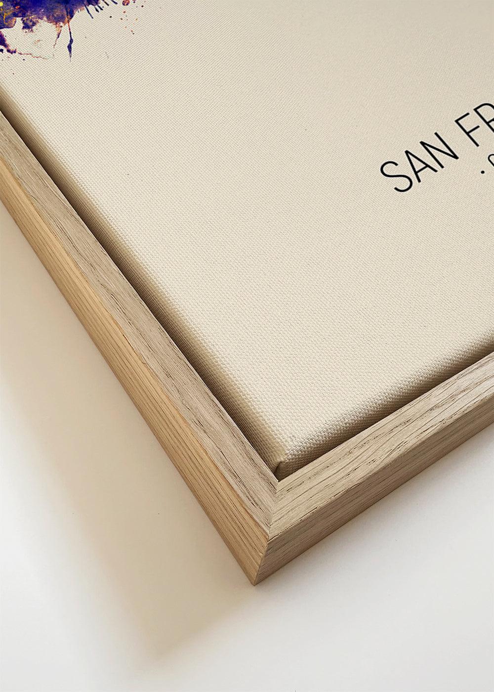 San Francisco Skyline en beige