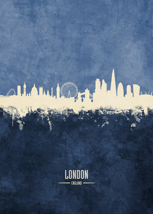 London Skyline Azul