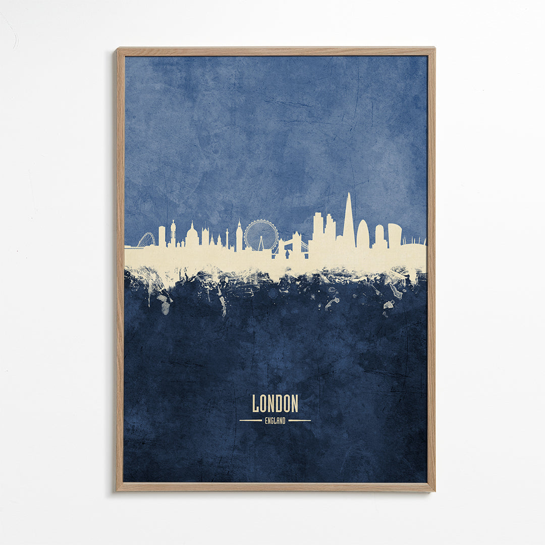 London Skyline Azul