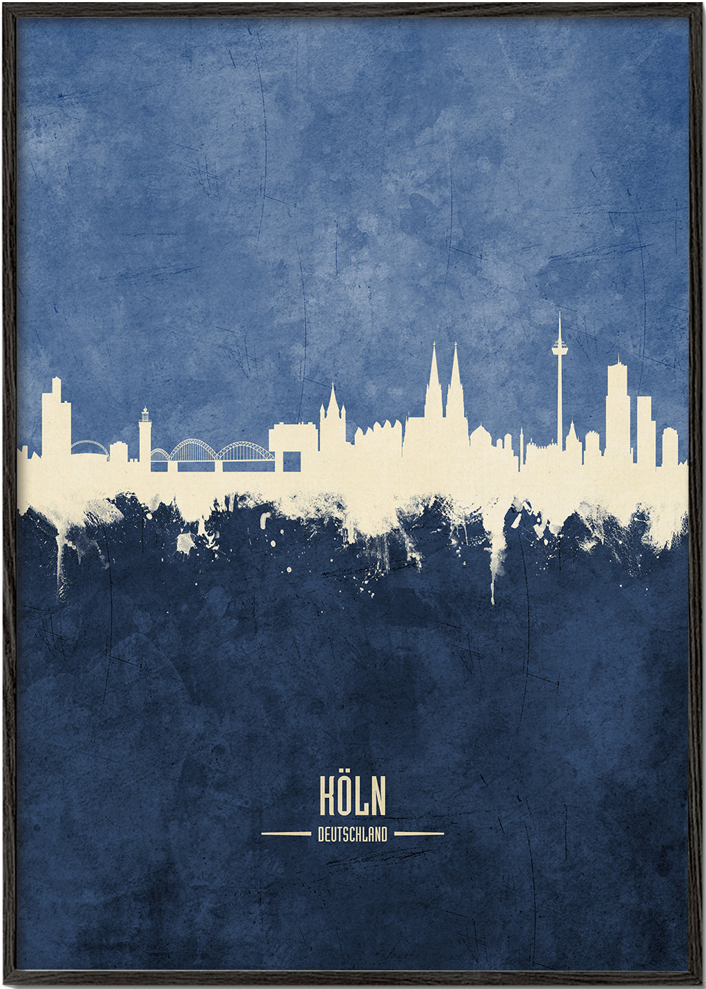 Cologne Skyline Azul