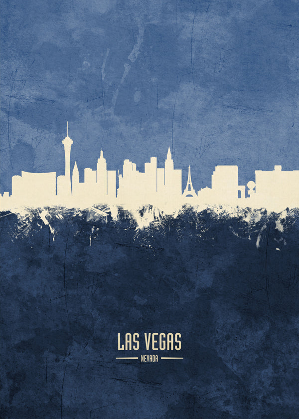 Las Vegas Skyline Azul