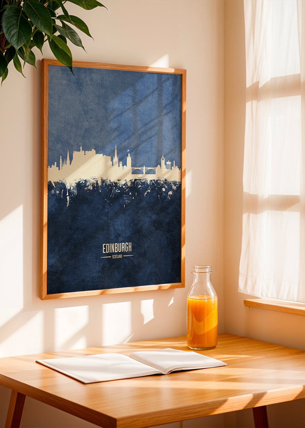 Edinburgh Skyline Azul