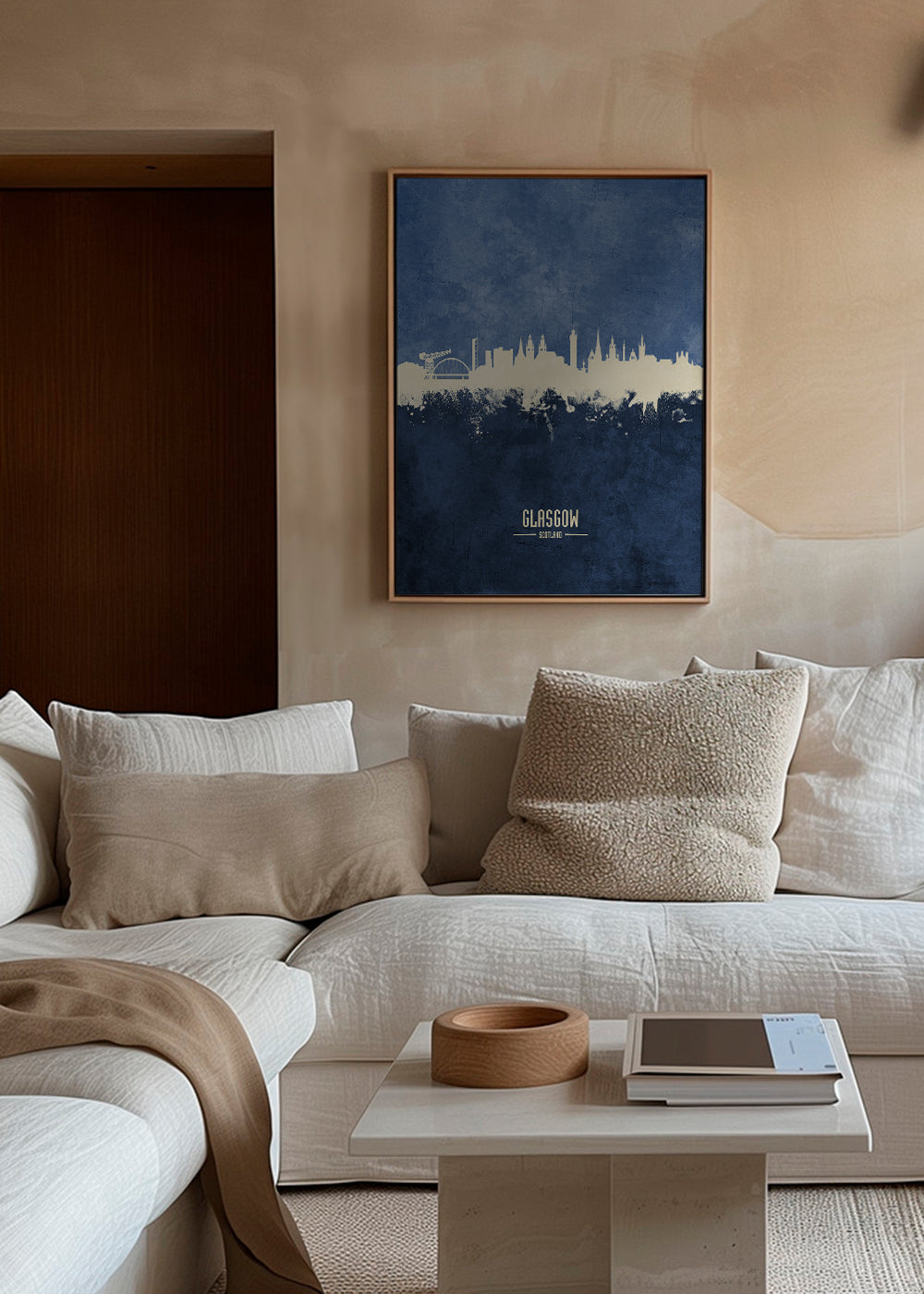 Glasgow Skyline Azul