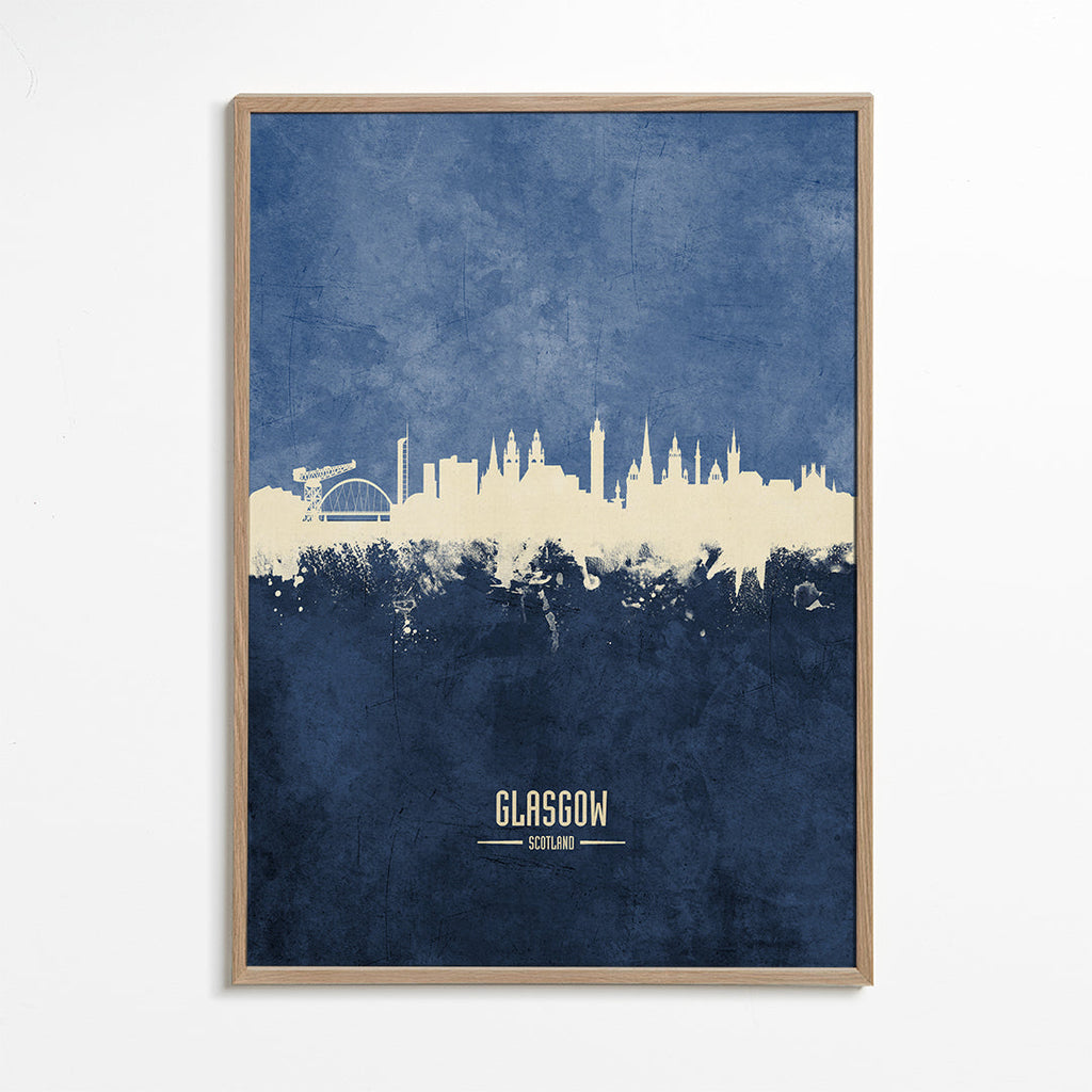 Glasgow Skyline Azul