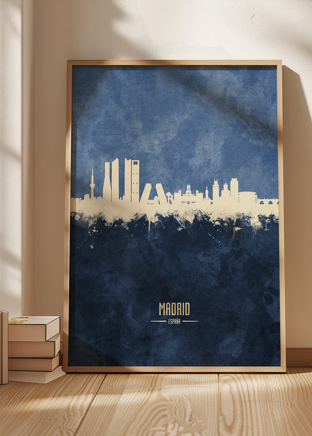 Madrid Skyline Azul