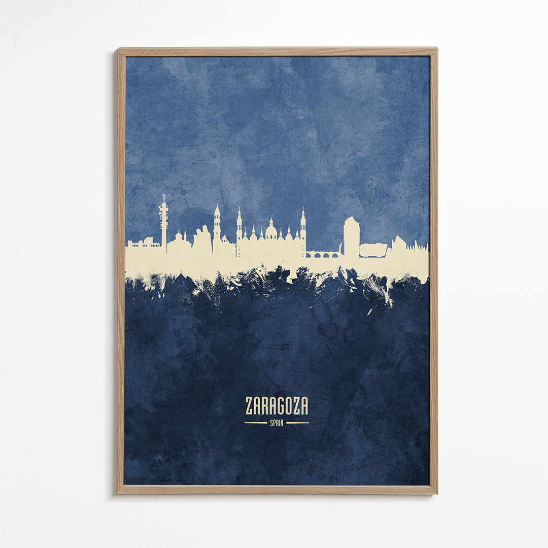 Zaragoza Skyline Azul